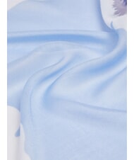 LIUJO FLOWER ORCHID Scarf bright blue wave - Scarves - 7