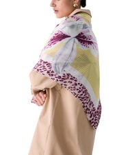 LIUJO FLOWER ORCHID Scarf avocado - Scarves - 2