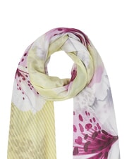 LIUJO FLOWER ORCHID Scarf avocado - Scarves - 3