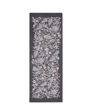LIUJO FLOWER Scarf BLACK - Scarves - 2