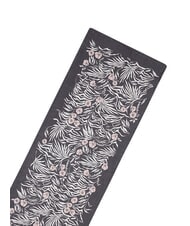 LIUJO FLOWER Scarf BLACK - Scarves - 3