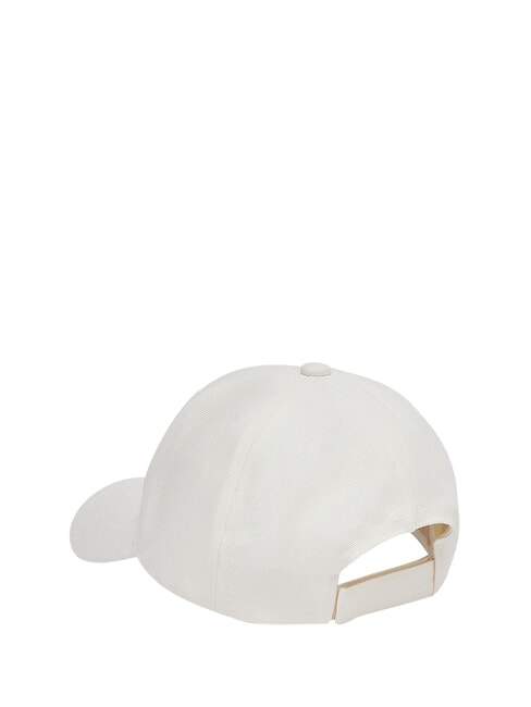 LOGO STRIPED Visor hat white cream - Hats