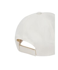 LIUJO LOGO STRIPED Visor hat white cream - Hats - 5