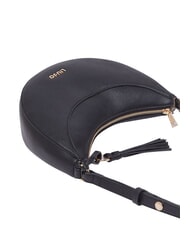 LIUJO CIRRY Medium shoulder bag with charm BLACK - Women&rsquo;s Bags - 5