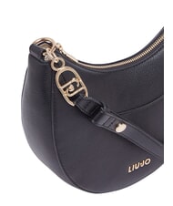 LIUJO CIRRY Medium shoulder bag with charm BLACK - Women&rsquo;s Bags - 6