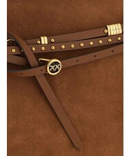 PINKO BELT BAG Large leather bag brown - lion-antique gold - Women&rsquo;s Bags - 3