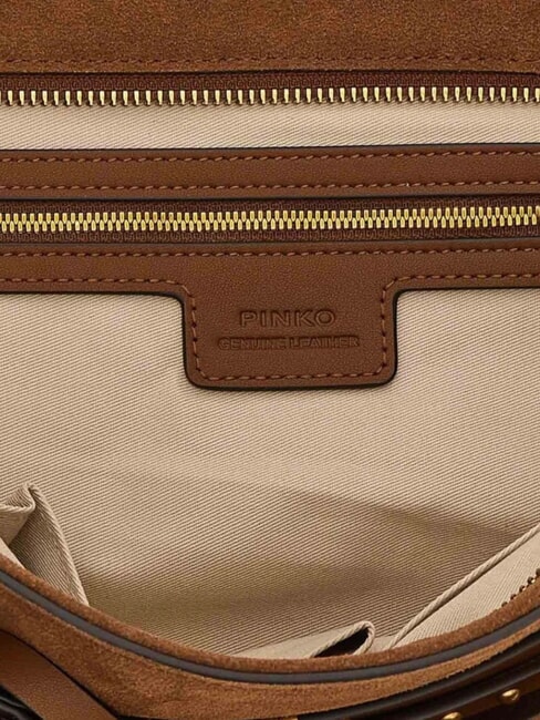 BELT BAG Large leather bag brown - lion-antique gold - Women&rsquo;s Bags