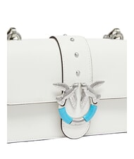 PINKO LOVE ONE MINI Mini bag white cloud-matt. silver - Women&rsquo;s Bags - 3