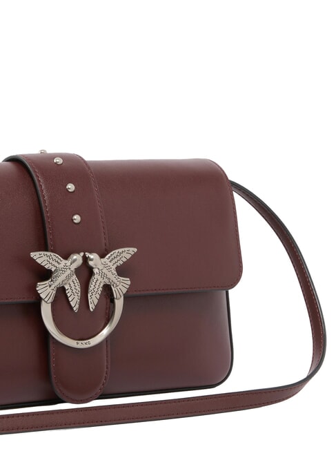 LOVE ONE CLASSIC SLOUCHY Leather shoulder bag burgundy wine-old silver - Women&rsquo;s Bags