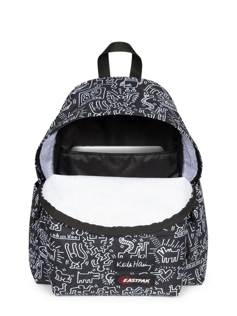 PADDED DAY PAK'R 14" laptop backpack keith haring black - Backpacks & School and Leisure