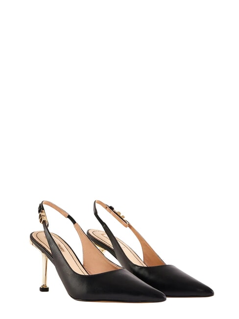 CRISTEL Chanel d&eacute;collet&eacute;, in leather BLACK - Women&rsquo;s shoes