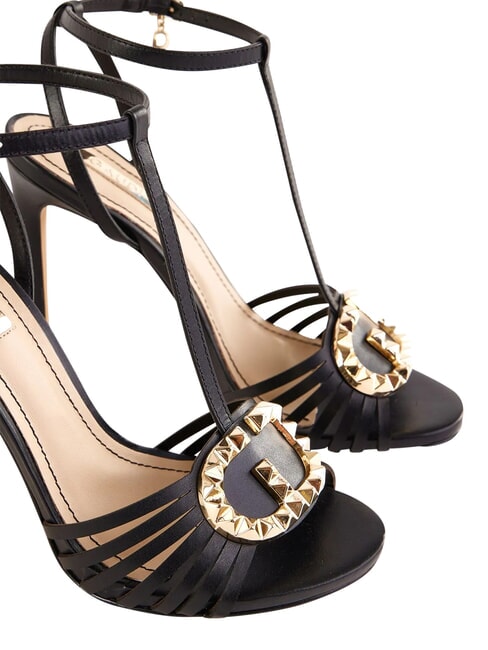 FOSCA High leather sandals BLACK - Women&rsquo;s shoes