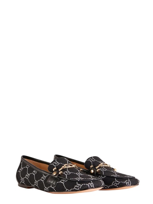 TULSA Jacquard moccasin BLACK - Women&rsquo;s shoes