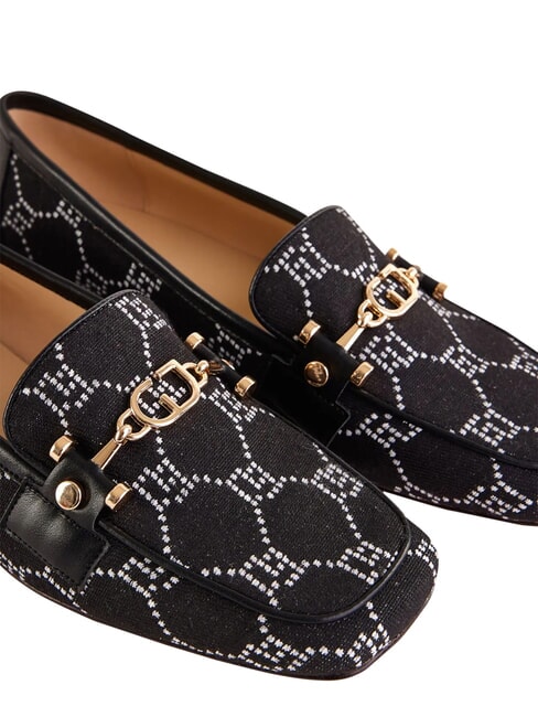 TULSA Jacquard moccasin BLACK - Women&rsquo;s shoes