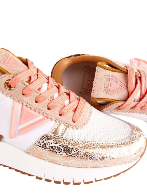 ICONICA BOOM DAY Leather sneakers WHITE / PLATINUM - Women&rsquo;s shoes