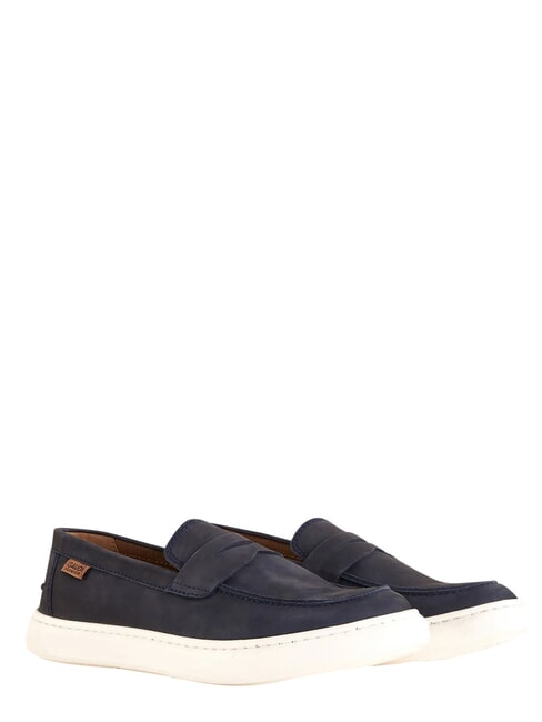 DENIS Leather moccasins navy - Men&rsquo;s shoes