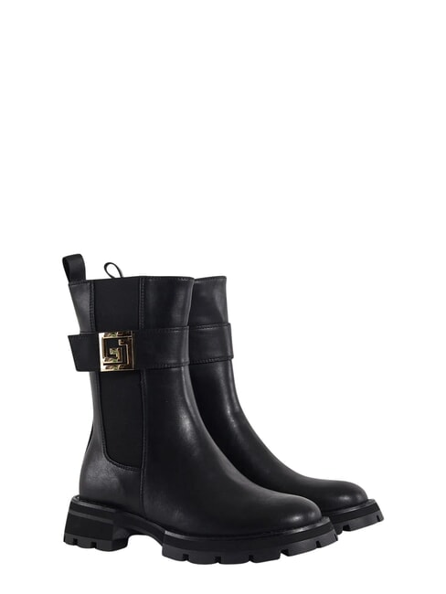 ARIEL Leather ankle boot BLACK - Women&rsquo;s shoes