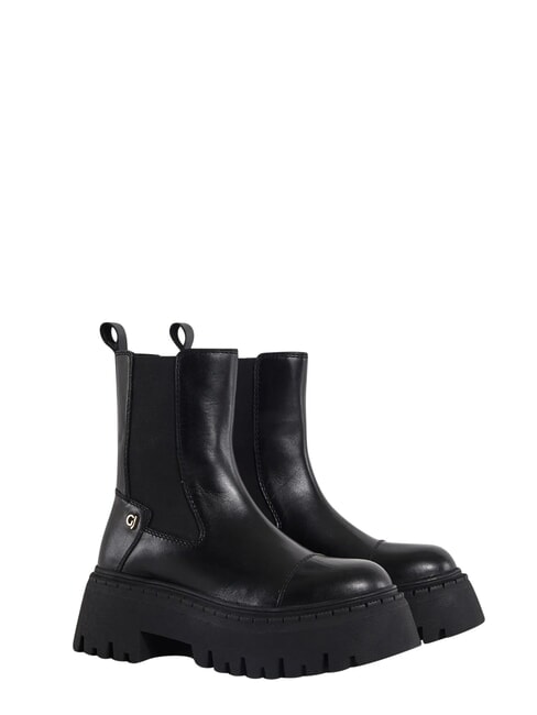 CORINNE Leather ankle boot BLACK - Women&rsquo;s shoes