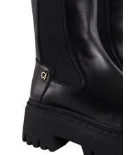 GAUD&Igrave; CORINNE Leather ankle boot BLACK - Women&rsquo;s shoes - 3