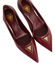 GAUD&Igrave; COLETTE Leather d&eacute;collet&eacute; burgundy - Women&rsquo;s shoes - 3