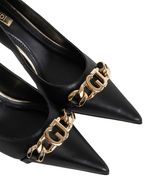 CRISTEL Leather d&eacute;collet&eacute; BLACK - Women&rsquo;s shoes