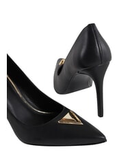 GAUD&Igrave; COLETTE Leather d&eacute;collet&eacute; BLACK - Women&rsquo;s shoes - 3