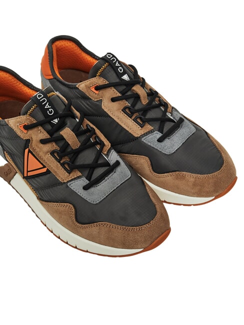 ICONICA Mixed leather sneaker taupe/anthracite - Men&rsquo;s shoes