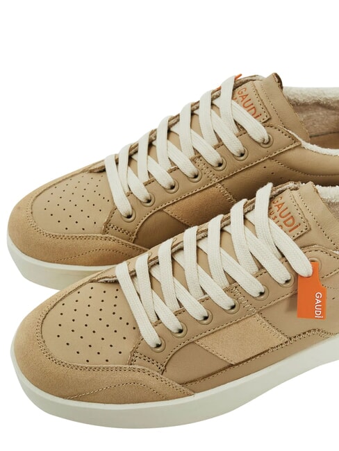 FUSION Leather sneakers BEIGE - Men&rsquo;s shoes