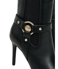 GAUD&Igrave; COLETTE Ankle boots, in leather BLACK - Women&rsquo;s shoes - 3