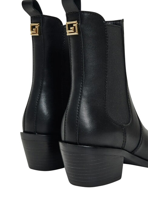 FELICIA Ankle boots, in leather BLACK - Women&rsquo;s shoes