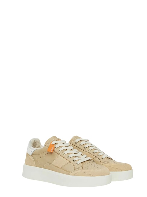 FUSION Leather sneakers BEIGE - Men&rsquo;s shoes
