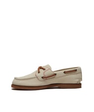 TIMBERLAND CLASSIC BOAT  Leather boat shoes light beige - Women&rsquo;s shoes - 3