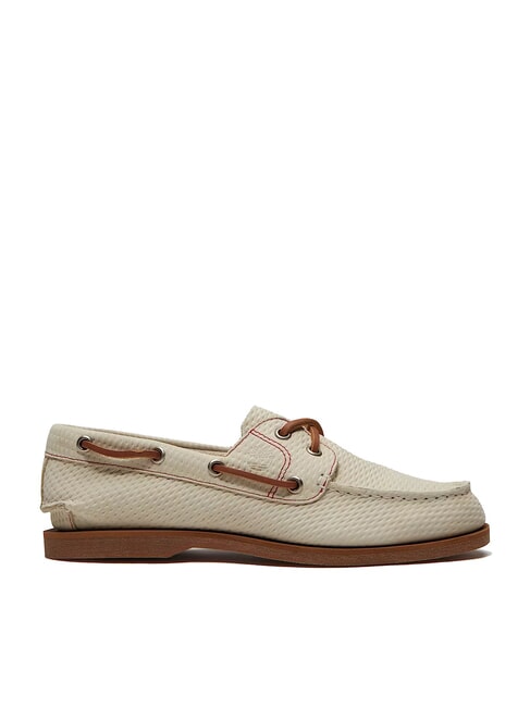 CLASSIC BOAT  Leather boat shoes light beige - Women&rsquo;s shoes