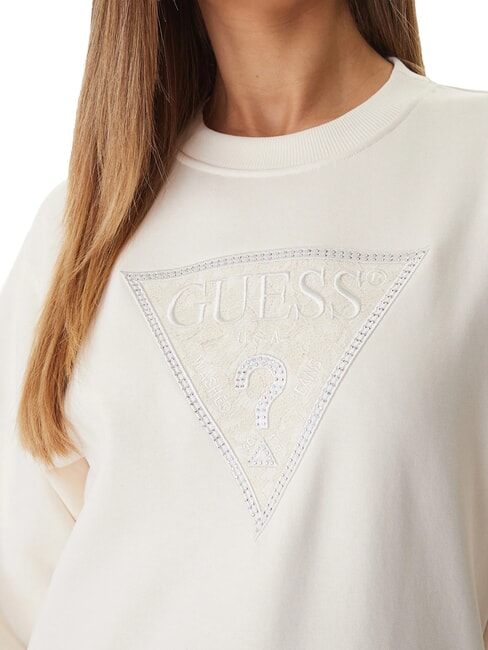 TRIANGLE LACE Sweatshirt cremwhi - Women's Sweatshirts