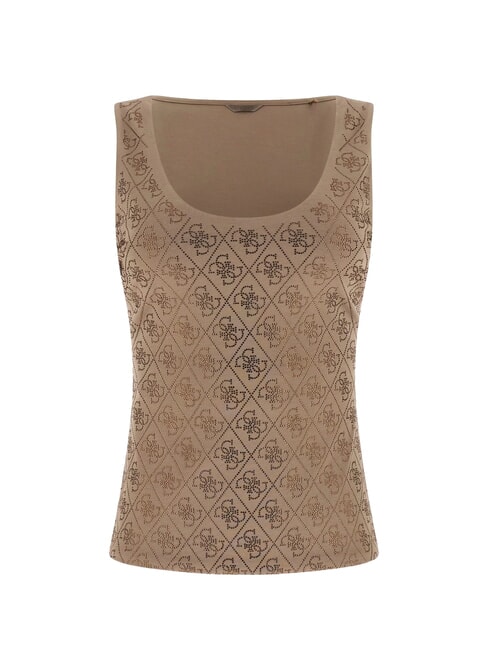 4G ALLOVER Top walnut shell - T-shirt