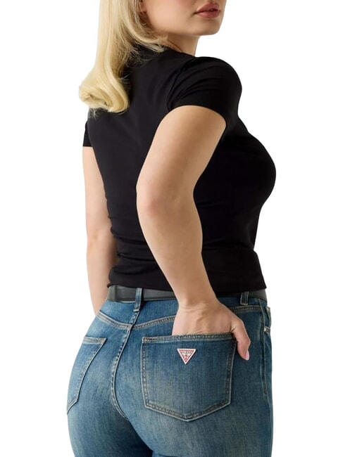 SCRIPT Cotton T-Shirt jetbla - T-shirt