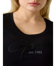 GUESS SCRIPT Cotton T-Shirt jetbla - T-shirt - 3