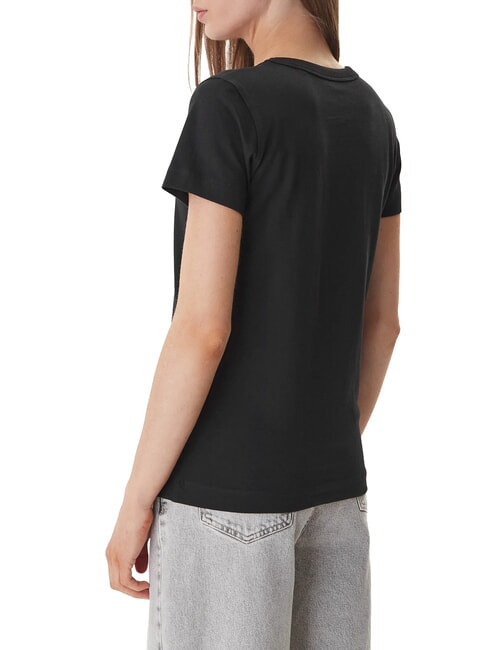 3D SCRIPT Cotton T-shirt jetbla - T-shirt