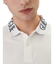 GUESS NOLAN Short-sleeved polo shirt purwhite - Polo shirt - 3