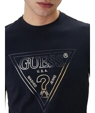 GUESS TRIANGLE HD Short-sleeved T-shirt smartblue - T-shirt - 3