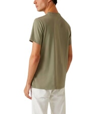 GUESS BASIC PIMA Stretch cotton T-shirt mossy green - T-shirt - 2