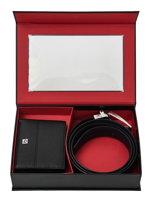 GIFT BOX Belt and wallet kit black/blue - Belts
