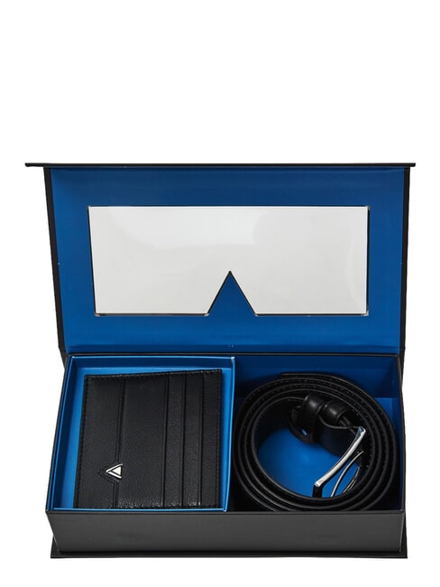 GIFT BOX Belt and card holder kit BLACK - Belts