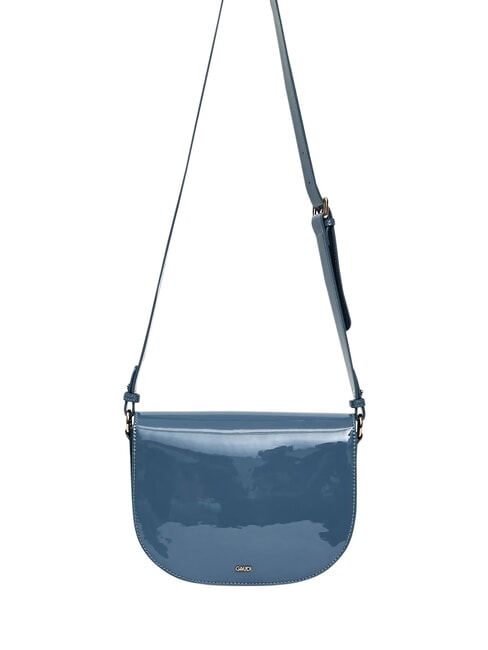 EVELYN LAK Medium patent shoulder bag avio - Women&rsquo;s Bags