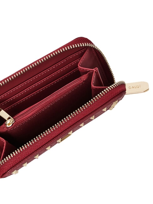 EMMA Medium wallet with studs RED - Women&rsquo;s Wallets