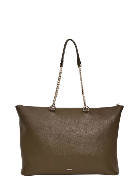 ELLA Shopping bag with chain handles MILITARY - Women&rsquo;s Bags
