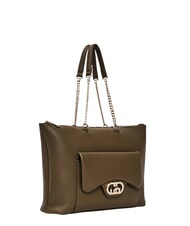 GAUD&Igrave; ELLA Shopping bag with chain handles MILITARY - Women&rsquo;s Bags - 3