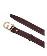 GAUD&Igrave; ELETTRA Belt wine - Belts - 2