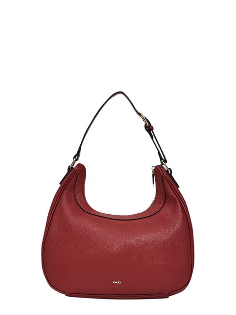 EMMA Hobo shoulder bag with studs RED - Women&rsquo;s Bags