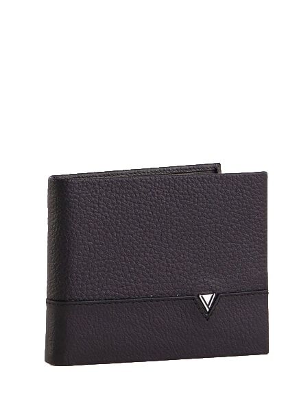 CALVIN Wallet with coin purse, in leather BLACK - Men&rsquo;s Wallets